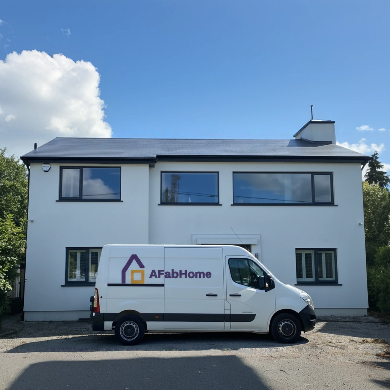 A Fab Home company van